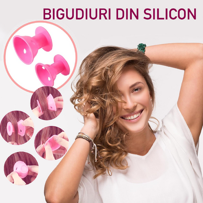 Set de 20 de bigudiuri fără căldură pentru bucle perfecte