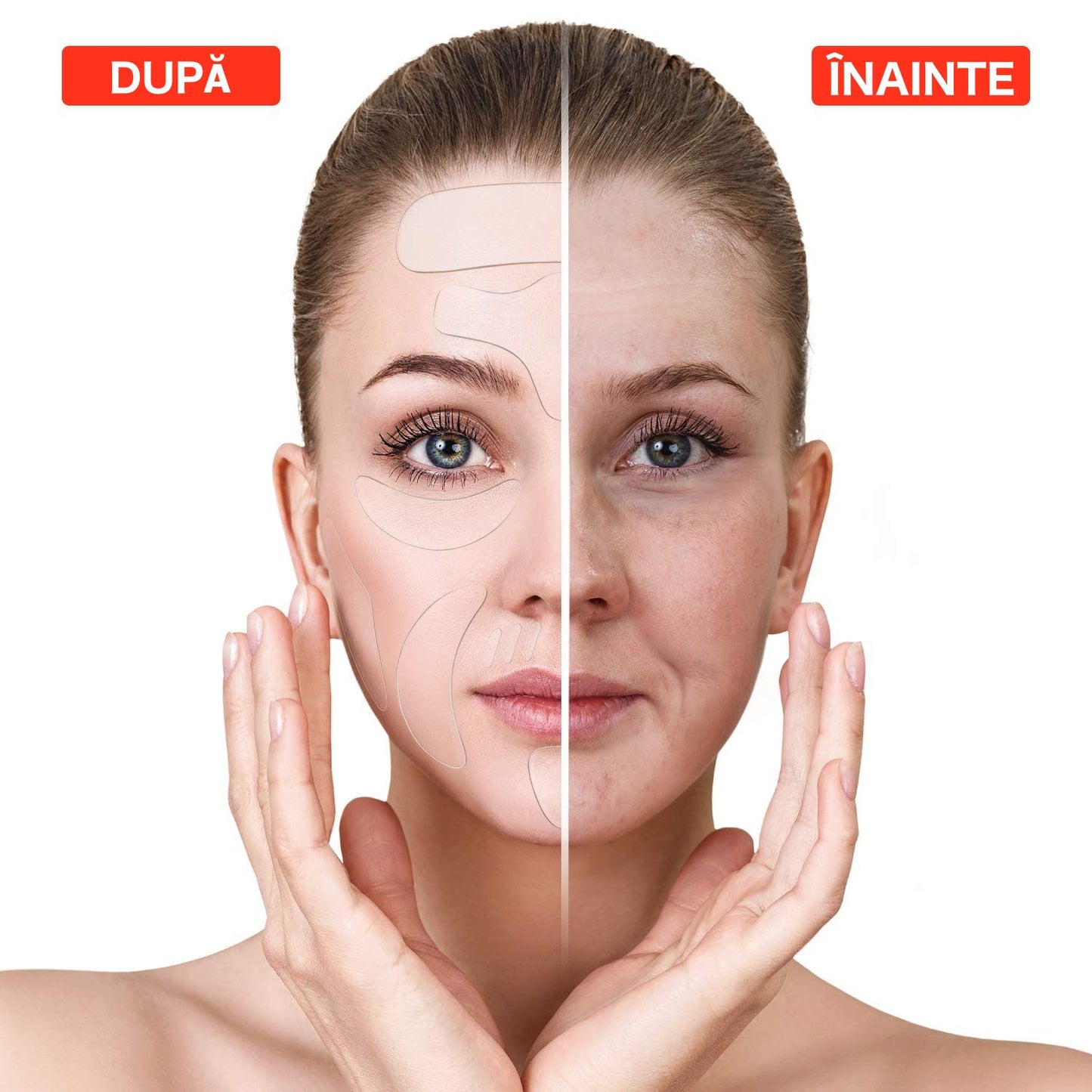 BANDĂ ANTI-RIDURI PENTRU ÎNTINS PIELEA FACIALĂ