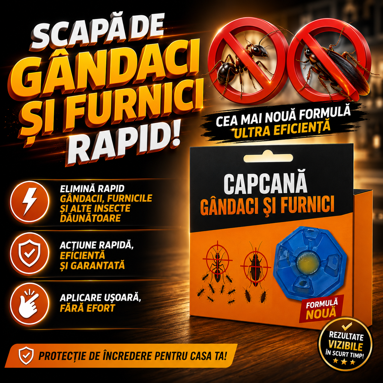 CAPCANĂ ANTI GÂNDACI