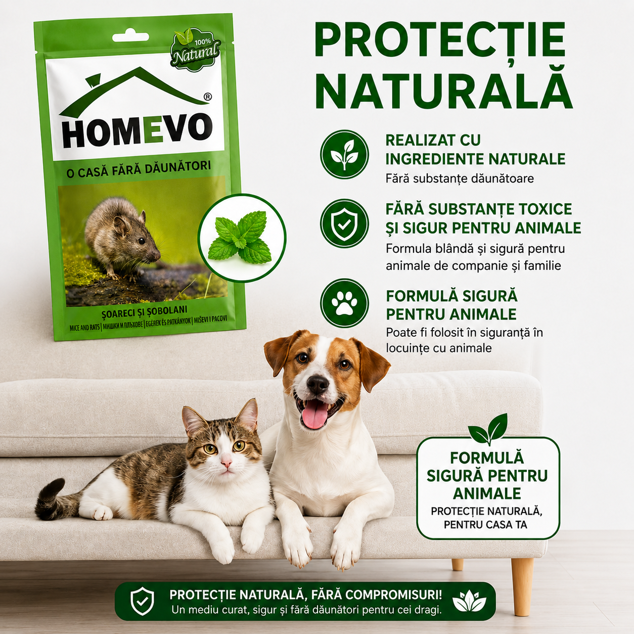 SOLUȚIE NATURALĂ ANTI-ȘOARECI