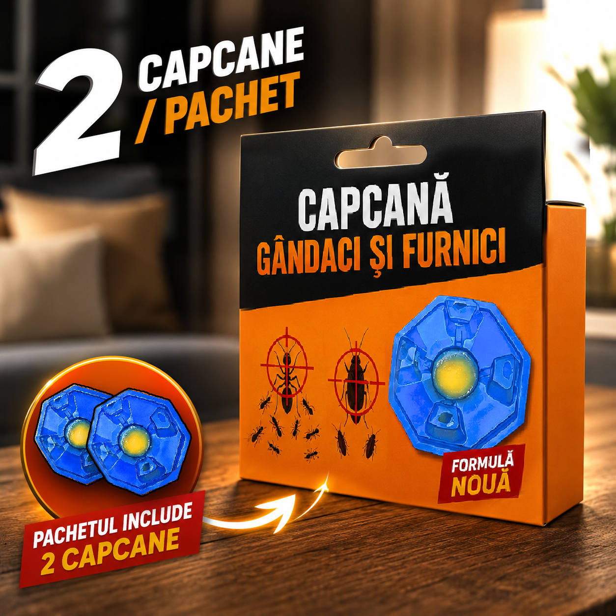 CAPCANĂ ANTI GÂNDACI